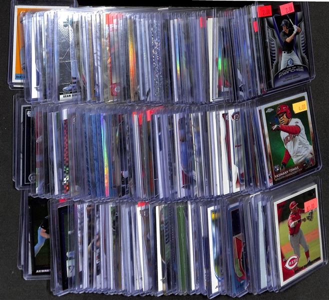 Over 175 Baseball Rookie Cards (Most from the Past 35 Years) Inc. Griffey Jr., Goldschmidt, Puckett, Bo Jackson, Randy Johnson, Alonso, Utley, Hamels, Tatis Jr., S. Sosa, +