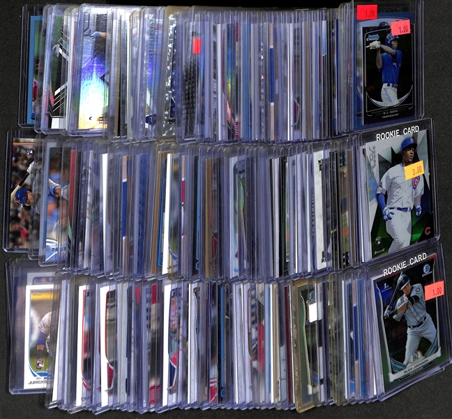 Over 175 Baseball Rookie Cards (Most from the Past 35 Years) Inc. Shohei Ohtani, Bo Jackson, Rutschman, Elly De La Cruz, Alonso, Julio Rodriguez, Ronald Acuna, Vlad. Guerrero Jr,. F. Thomas, Utley,...