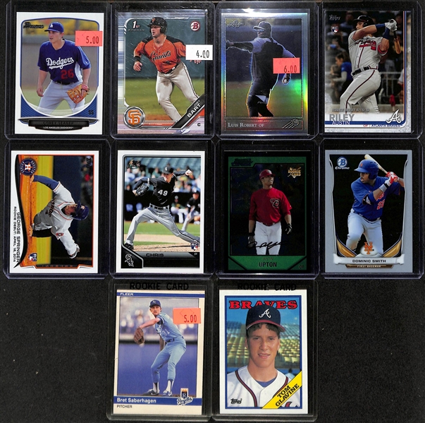 Over 175 Baseball Rookie Cards (Most from the Past 35 Years) Inc. Shohei Ohtani, Bo Jackson, Rutschman, Elly De La Cruz, Alonso, Julio Rodriguez, Ronald Acuna, Vlad. Guerrero Jr,. F. Thomas, Utley,...