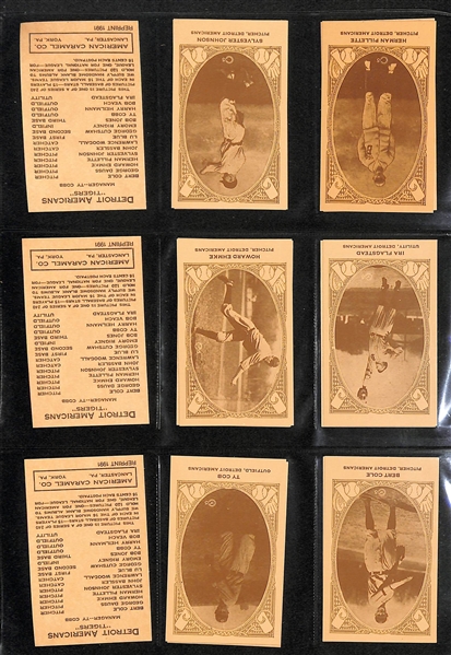 Lot of (6) Goudey and American Caramel Reprint Sets - 1933 Goudey, 1934 Goudey, 1936 Black and White, (2) American Caramel