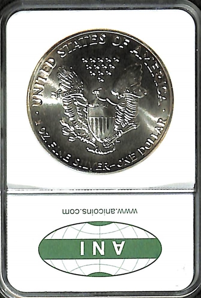 1986 MS70 Eagle (Standing Liberty) Silver Coin