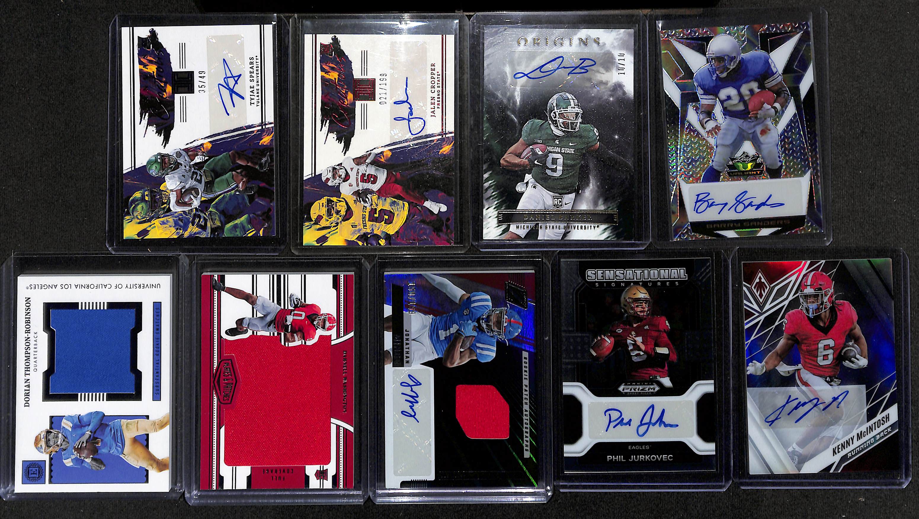 thumbnail image 2 of 200 Football Card Lot – 2 Autographs Or Jersey Relics Per Lot – Includes HOF & Rookies 2 of 6