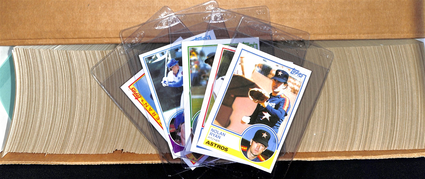 1983 Topps Baseball Complete Set (Boggs, Gwynn, Sandberg Rookies)