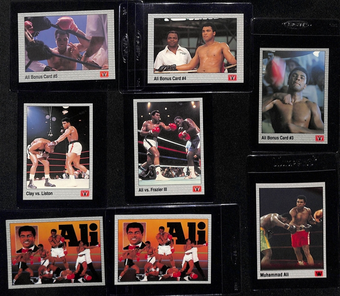 Lot of (500+) 1990s Boxing Cards Loaded with Stars + Rookies- Ali, Sugar Ray Leonard, Ray Mercer, +