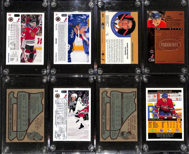 Lot of (55+) Hockey Cards inc. 2023-24 Artifacts Dany Heatley Duel Patch Autograph (#/45), Artifacts Juuso Parssinen Autograph,+