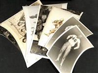 Lot of (7) Vintage Football Type 1 Photographs w Negro League c.1940s 