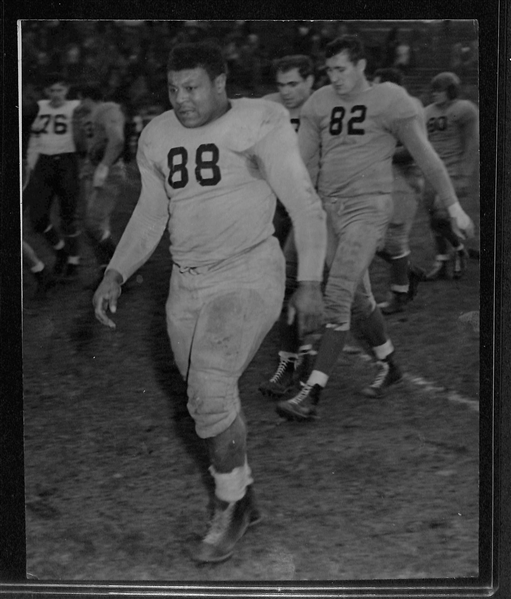 Lot of (7) Vintage Football Type 1 Photographs w Negro League c.1940s 