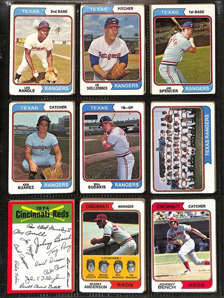 1974 Topps Baseball Complete Set w. Winfield RC PSA 5, Pete Rose PSA 5, Nolan Ryan PSA 4.5