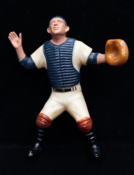 (3) Original Late 1950s Hartland Figurines - Babe Ruth, Yogi Berra, Ted Williams