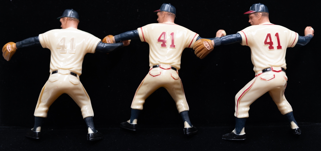 (5) Original Late 1950s Hartland Figurines - (2) Nellie Fox & (3) Eddie Mathews