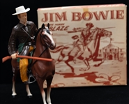 Late 1950s Jim Bowie Hartland Figurine in Original Box w. All Accessories
