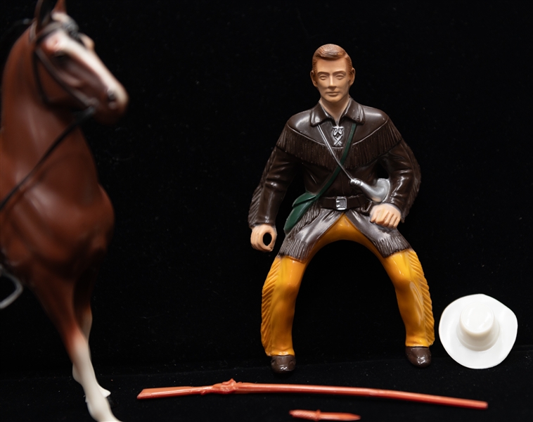 Late 1950s Jim Bowie Hartland Figurine in Original Box w. All Accessories