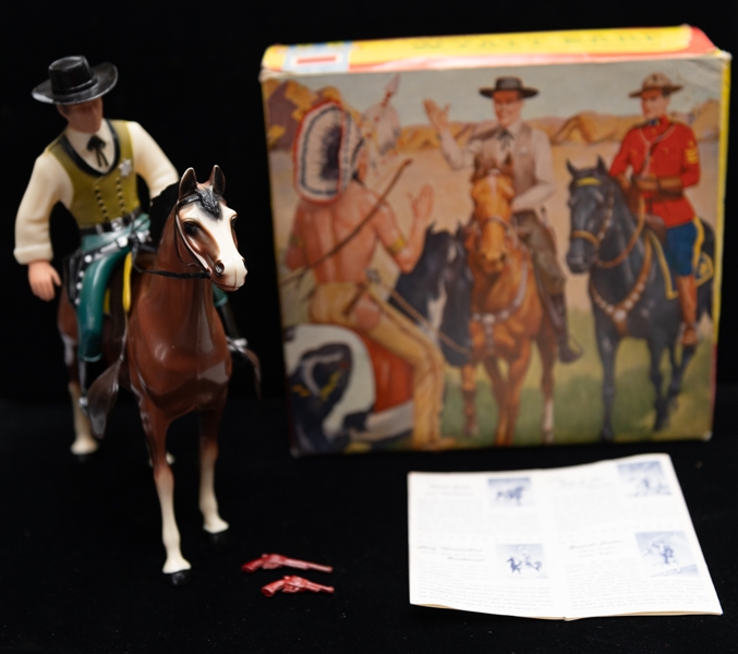 Late 1950s Wyatt Earp Hartland Figurine in Original Box w. All Accessories & Pamphlet