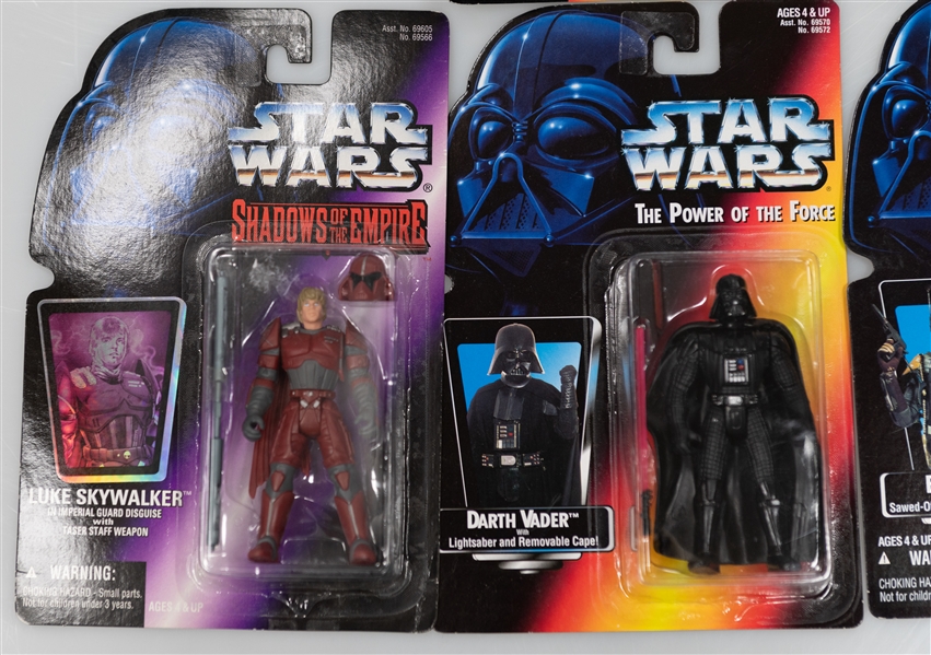 1979 Darth Vader Model & Lot of (6) 1995 Star Wars Figures 