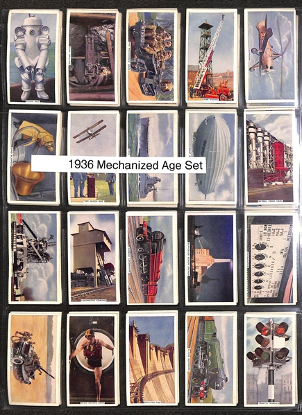 1936 Mechanized Age Complete Set of 50 Cards by Godfrey-Phillips LTD 