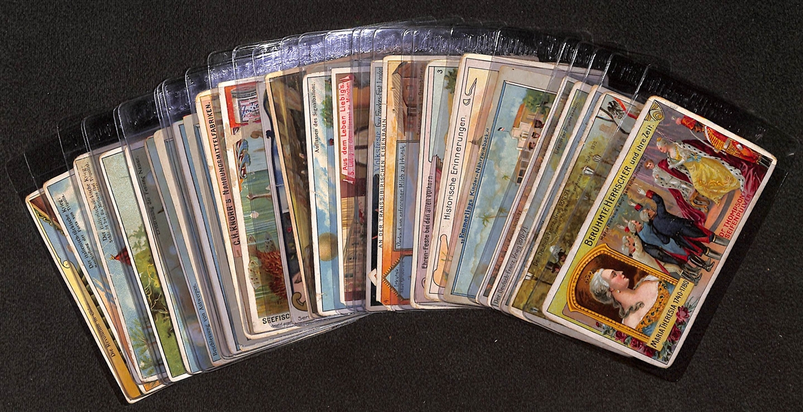 Lot of (30) 3x4 Late 1800s - Early 1900s Historical Ad Cards