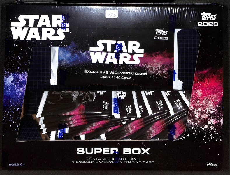 Lot Detail Sealed 2023 Topps Star Wars Super Hobby Box