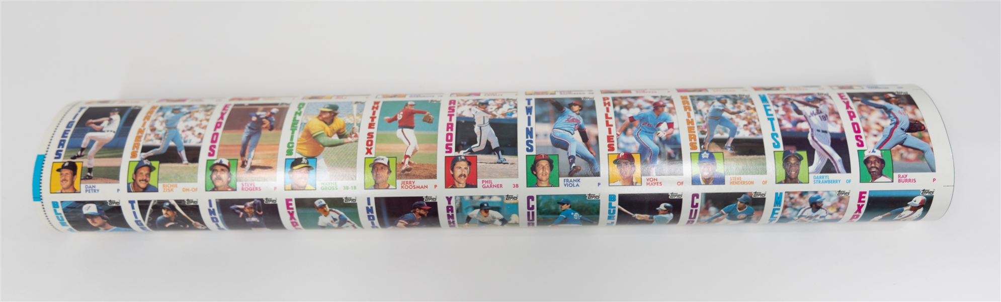 1984 Topps Baseball Uncut Sheet w. Don Mattingly Rookie, Darryl Strawberry Rookie, Mike Schmidt, Nolan Ryan, More