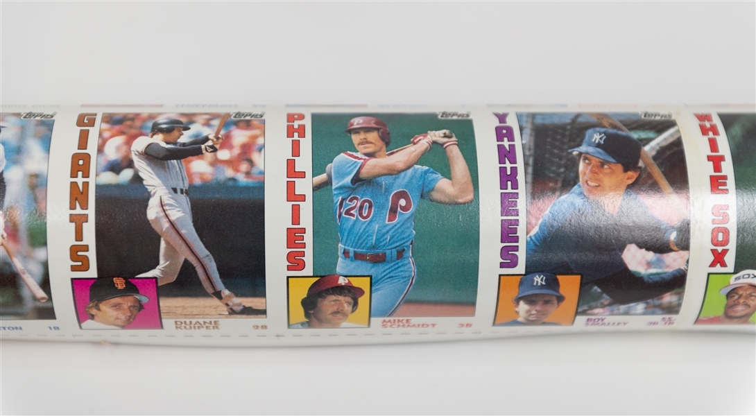 1984 Topps Baseball Uncut Sheet w. Don Mattingly Rookie, Darryl Strawberry Rookie, Mike Schmidt, Nolan Ryan, More