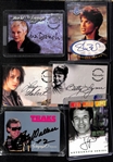 Lot of (6) Hollywood and Pop Culture Autograph Cards inc. 1999 Inkworks 007 Judi Dench, 1999 Babylon 5 Shari Belafonte, +