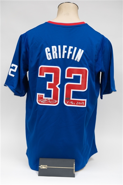 Panini Authentic Blake Griffin Signed Authentic Adidas Swingman LA Clippers Jersey w. XMAS 2013 Inscription (Limited Edition of 32, #ed 20/32).  Panini Authentic COA w. Original Box.  Size XL.