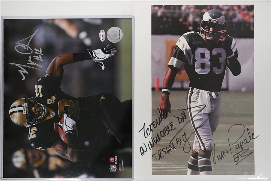 (12) Football Autographs w. Gale Sayers, Joe Gibbs, YA Tittle, More & Print w. 9 Heisman Winners - JSA Auction Letter