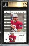 2000 UD Graded Tom Brady Rookie Card #104, Serial Numbered 0667/1325 Graded BGS 9.5 Gem Mint (All 9.5 Subgrades)
