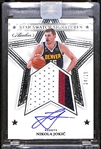 2022-23 Panini Flawless Nikola Jokic Star Swatch Signatures Autograph Card #/25