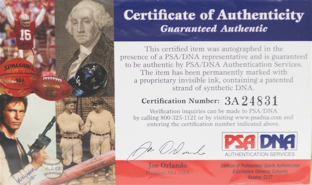(5) Signed Team USA Softball Items - Jenny Finch Signed USA Jersey (PSA/DNA) & (4) Signed Softballs (Finch, Monica Abbott, Caitlyn Lowe, Jessica Mendoza) - JSA Auction Letter