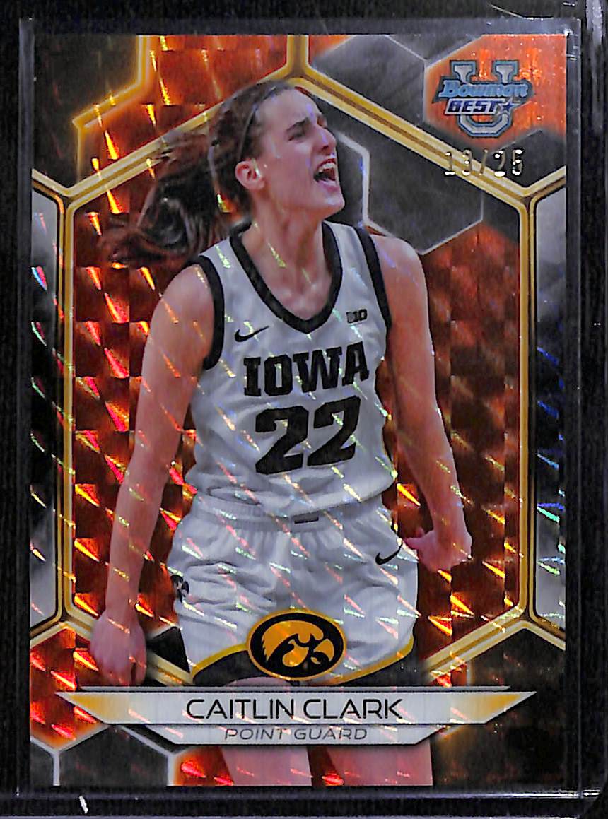 Lot Detail 2025 Bowmans Best University Caitlin Clark Rookie Orange