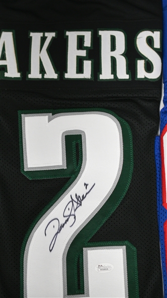 (3) Signed Football Jerseys - David Akers (Eagles - JSA), Andre Reed (HOF - Bills - Reed COA), Le'Veon Bell (Steelers - JSA)
