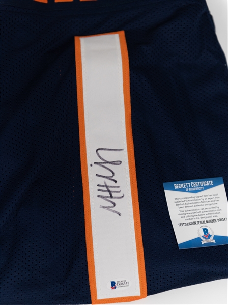 (3) Signed Football Jerseys - Paul Hornung (HOF - Packers - JSA COA), Bobby Bowden (Florida State - JSA COA), Matt Nagy (Bears Coach - Beckett COA)