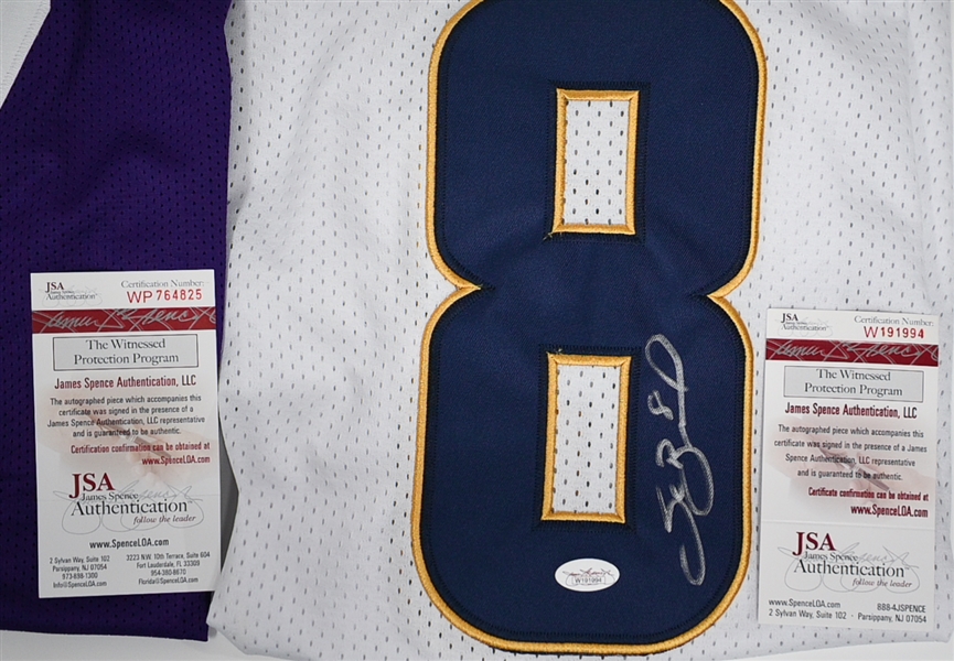 (3) Signed Football Jerseys -  Cam Newton (Panthers Style - JSA COA), Sam Bradford (Rams Style - JSA COA), Case Keenum (Vikings Style - JSA COA)