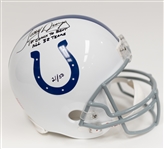 Coach Tony Dungy Signed Full Size Indianapolis Colts (Steiner COA) w. Inscription "1st Coach to Beat all 32 Teams"