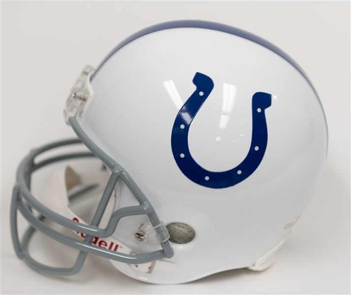 Coach Tony Dungy Signed Full Size Indianapolis Colts (Steiner COA) w. Inscription 1st Coach to Beat all 32 Teams