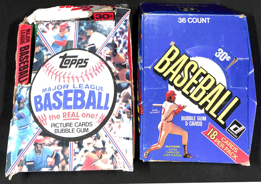 Lot of (20) 1981 Donruss Baseball Sealed Wax Packs & (18) 1981 Topps Baseball Sealed Wax Packs