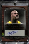 2024 Leaf In The Game Used Shaquille ONeal/Allen Iverson Autograph (#/5)