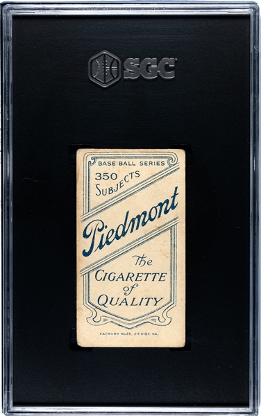  1910-11 T206 Rube Marquard Portrait - Piedmont Back 350 Subjects - SGC 2.5