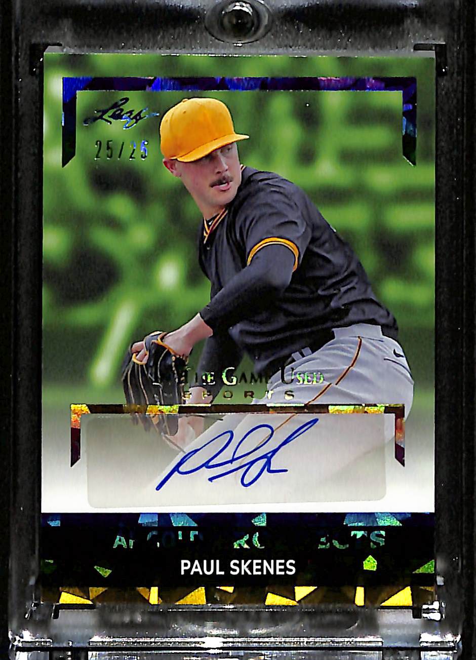 Lot Detail 2024 Leaf InTheGame Used Paul Skenes Autographed Rookie
