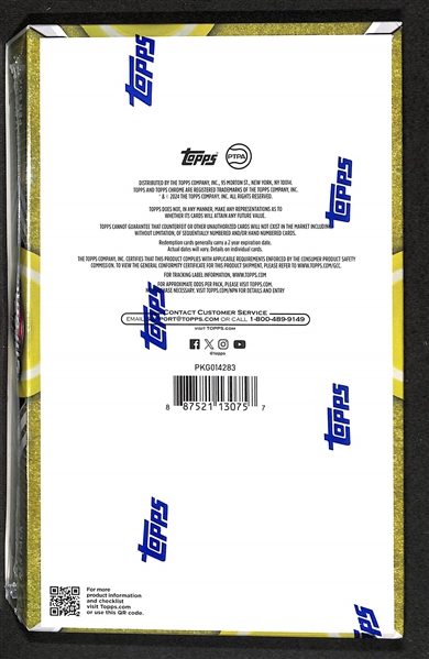 2024 Topps Tennis Chrome Sealed Hobby Box (3 chrome autos) 