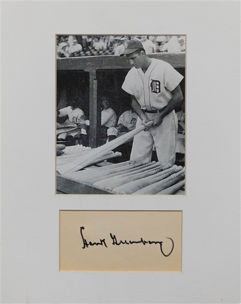 Bob Feller Signed Baseball, Hank Greenberg & Babe Dahlgren Signed Print/Card - JSA Auction Letter