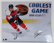 Eric Lindros Signed "Coolest Game on Earth" 20x16" Print - UDA