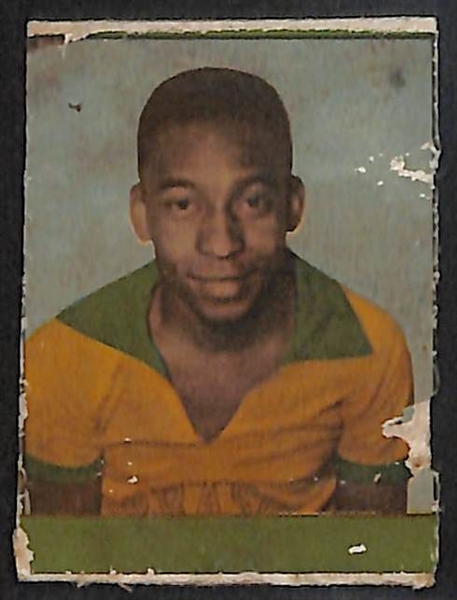Very Rare - 1958 Pele Rookie Year World Cup Card & Team Card (A Gazeta Esportiva Campeao Mundial Album) - All 24 Subjects & the Team Card with Pele