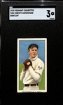 1910 T206 Christy Mathewson (Dark Cap) Piedmont Cigarettes Back - Graded SGC 3