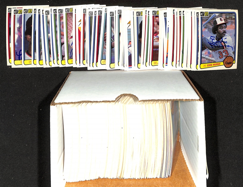 Lot of (315) Signed 1983 Donruss Baseball Cards w. (2) Eddie Murray, Gaylord Perry + more (JSA Auction Letter) 
