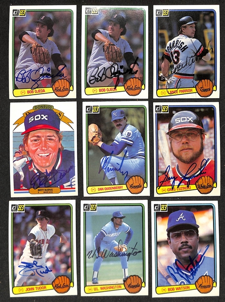 Lot of (315) Signed 1983 Donruss Baseball Cards w. (2) Eddie Murray, Gaylord Perry + more (JSA Auction Letter) 