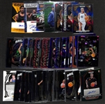 Lot of (44) Various Basketball Cards inc. 2024 Prizm Draft Picks Angel Reese Stained Glass RC & 2024 Prizm Draft Picks Jared McCain RC Snakeskin Campus Legend