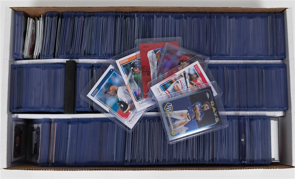 Lot of (500+) Mostly Baseball Cards inc. 2024 Topps Clayton Kershaw Home Field Advantage, 2024 Topps Chrome Mike Trout Logofractor Purple (#/250), +