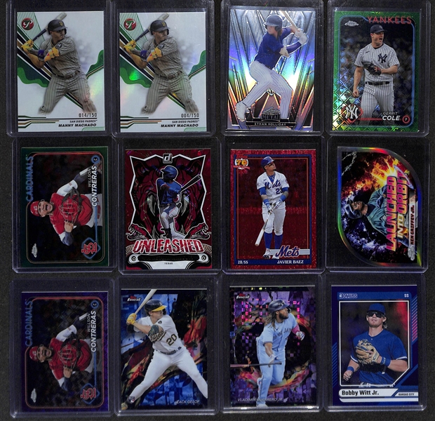 Lot of (500+) Mostly Baseball Cards inc. 2024 Topps Clayton Kershaw Home Field Advantage, 2024 Topps Chrome Mike Trout Logofractor Purple (#/250), +