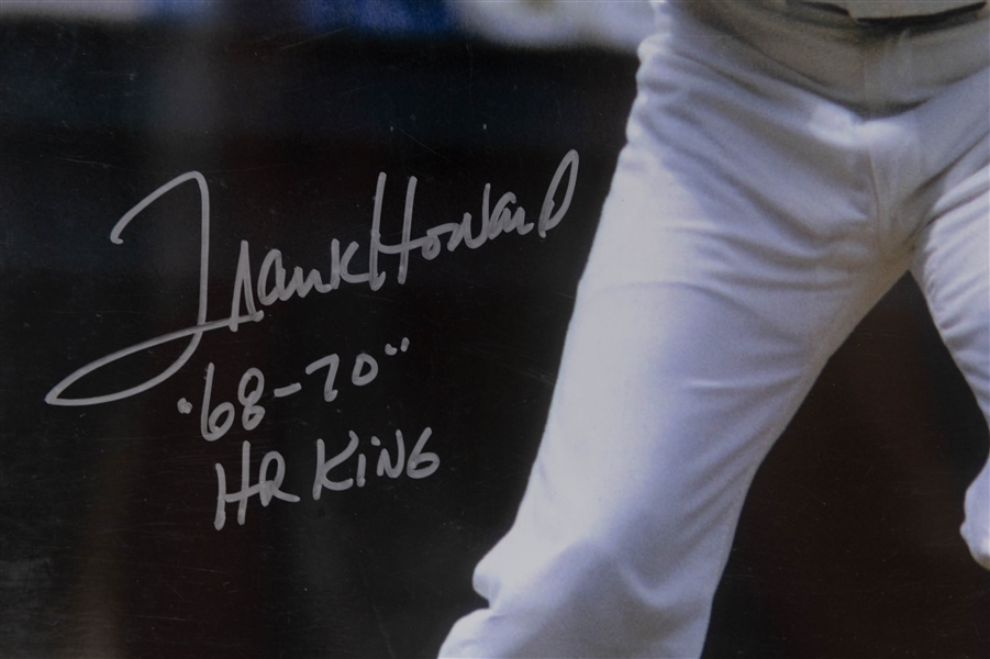 Lot of (5) Signed Memorabilia w. Cole Hamels, Gaylord Perry, Hoyt Wilhelm, Frank Howard, and Frank Gifford. + (JSA Auction Letter)
